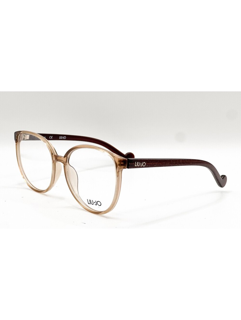 Liu JO LJ2646 211 Light Brown with Gold Glitter Authentic Eyeglass Frames 55-16